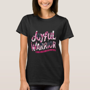 Camiseta Floral, Bandeira Joyful Warrior, Não Voltaremos