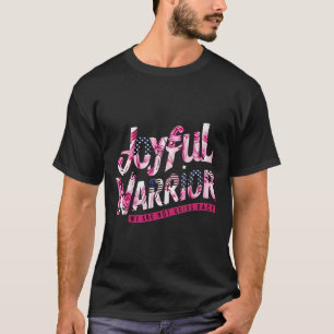 Camiseta Floral, Bandeira Joyful Warrior, Não Voltaremos