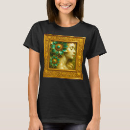 Camiseta Floral Baroque Portrait