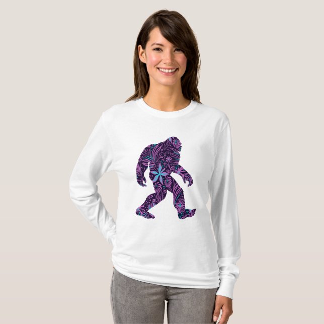 CAMISETA FLORAL BIGFOOT (Frente Completa)