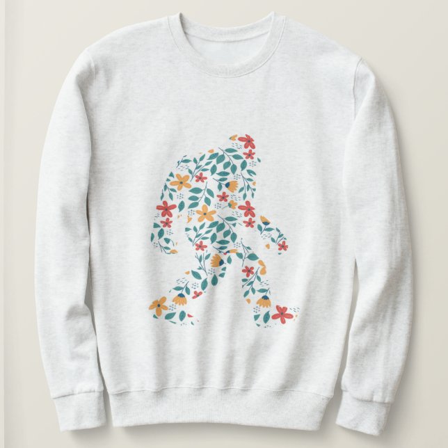 CAMISETA FLORAL BIGFOOT (Frente do Design)