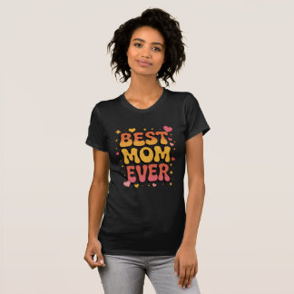 Camiseta Floral Boho Melhor Mamãe de Todos os Temp