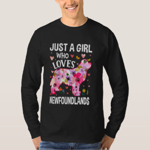 Camiseta Floral Bonita Só Uma Menina Que Ama As Terra Nova