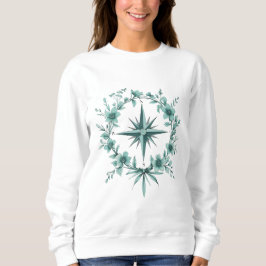 Camiseta Floral Compass – Women’s Sweatshirt