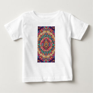 Camiseta floral de cor doce