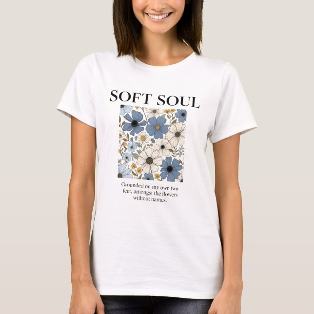 Camiseta Floral de Soul Suave (Frente)