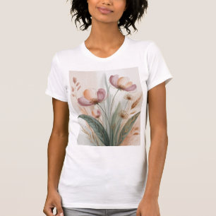 Camiseta Floral de Verão