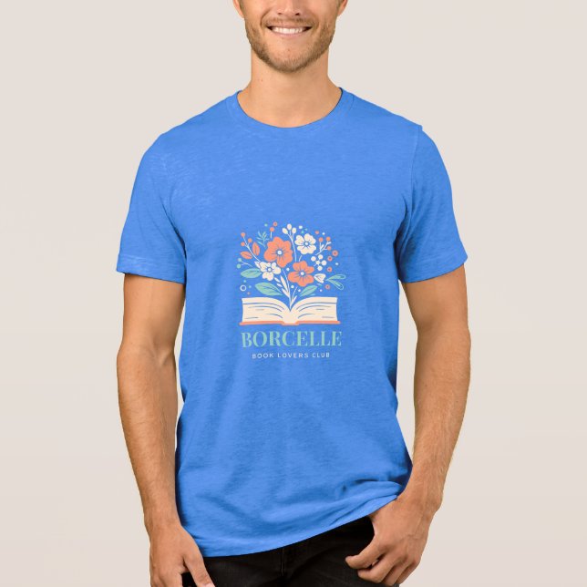 Camiseta Floral do Clube do Livro Presente para Am (Frente)
