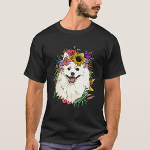 Camiseta Floral Esquimó Americano Planta Botânica Flor Pet
