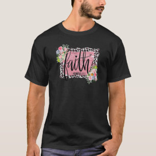 Camiseta Floral Faith Bíblia Verse Christian Western Religi