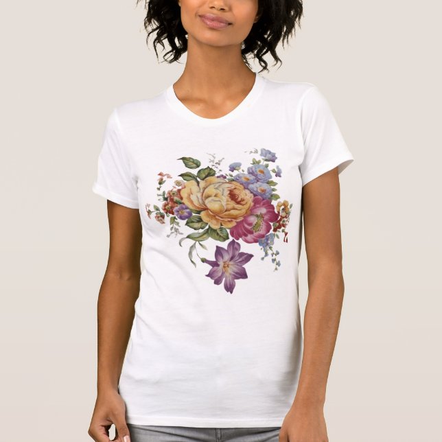 Camiseta Floral Fancy  (Frente)