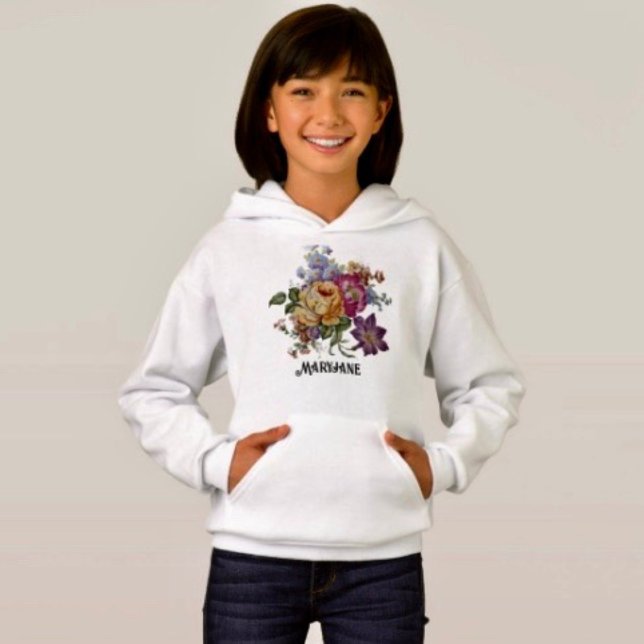 Camiseta  Floral  Fantasy Hoodie (Criador carregado)