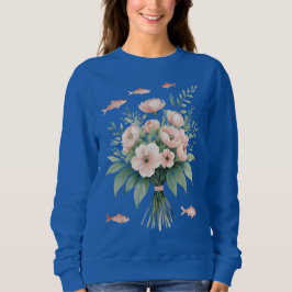 Camiseta Floral Fish Bouquet – Women’s Sweatshirt