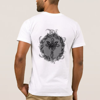 Camiseta Floral Flor Preto