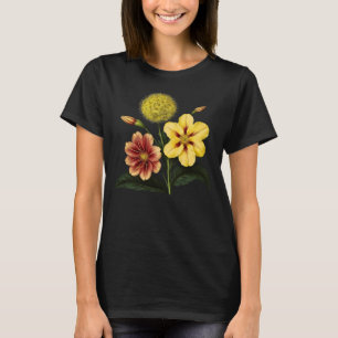 Camiseta Floral, Flores Botânicas,