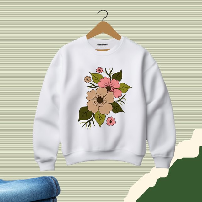 Camiseta Floral florescente (Criador carregado)