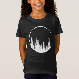 Camiseta Floral Forest Circle Tree Loving Forest Tree