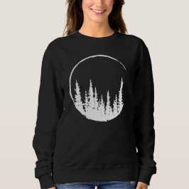 Camiseta Floral Forest Circle Tree Loving Forest Tree