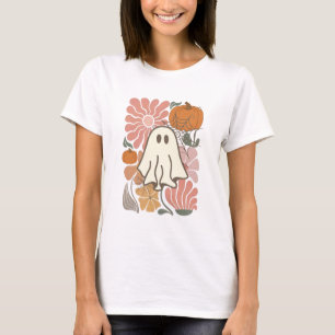 Camiseta Floral Ghost Vibes