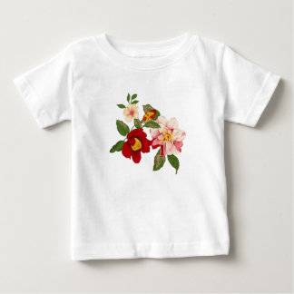Camiseta floral gráfica para bebês