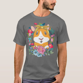 Camiseta Floral Guinea Pig 
