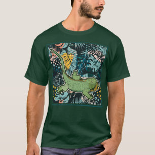 Camiseta Floral Iguana