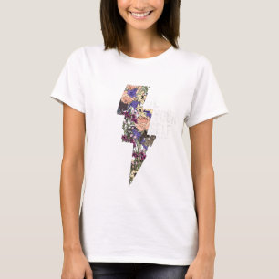 Camiseta Floral Lightning Bolt - Estética Indie