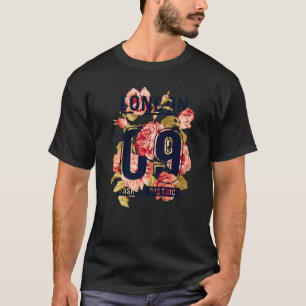 Camiseta Floral London Illustration Graphic I Love London
