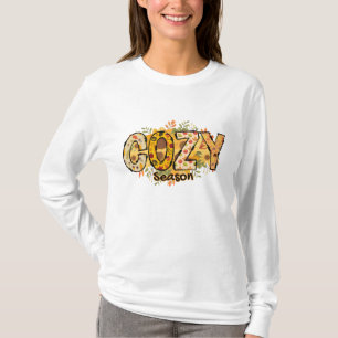 Camiseta Floral Long Sleeve Cozy Season