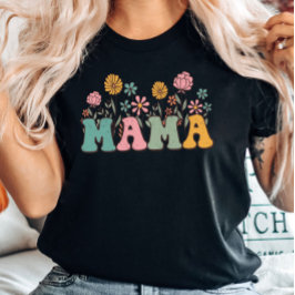 Camiseta Floral Mama