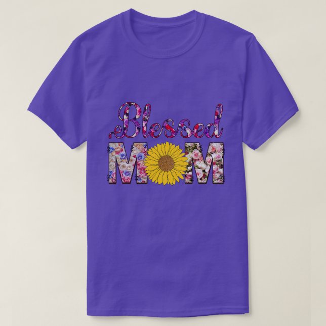 Camiseta Floral Mama 6 (Frente do Design)