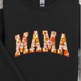 Camiseta Floral Mama Sweatshirt