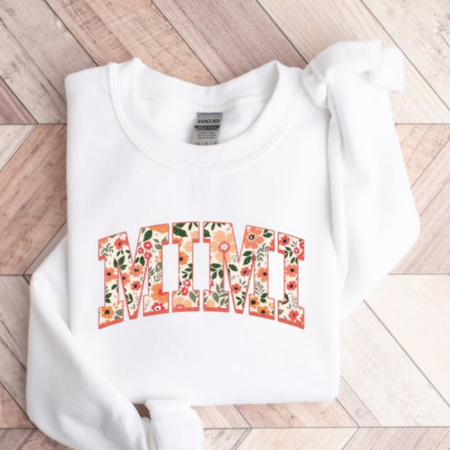 Camiseta Floral Mimi Sweatshirt (Criador carregado)