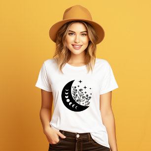 Camiseta Floral Moon