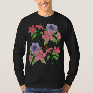 Camiseta Floral Nature Gardener Garden Flor Blossomas Bota