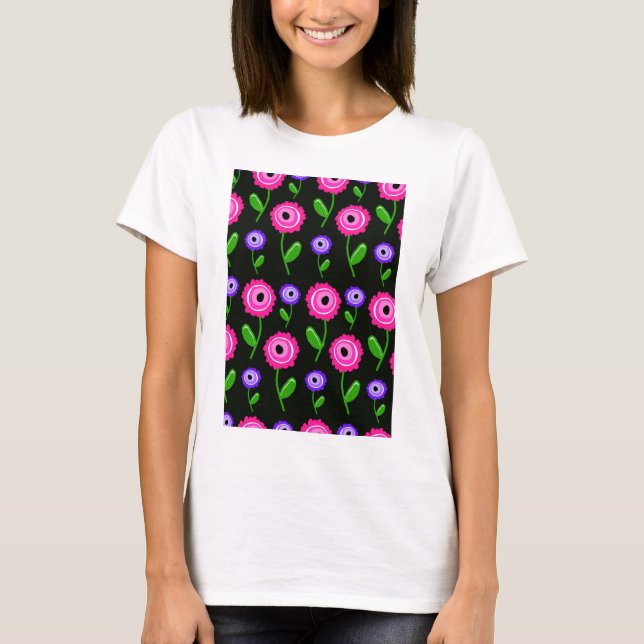Camiseta Floral novo (Frente)
