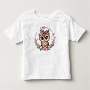 Camiseta Floral Owl Princess