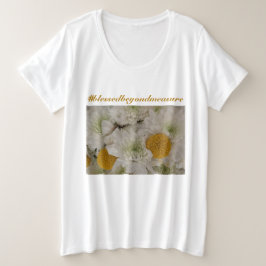 Camiseta floral para mulheres