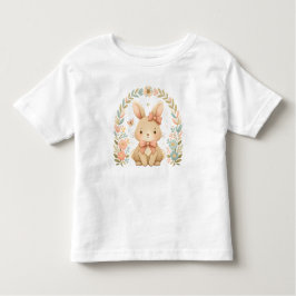 Camiseta Floral Páscoa Bunny
