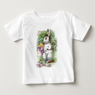 Camiseta Floral Páscoa Bunny