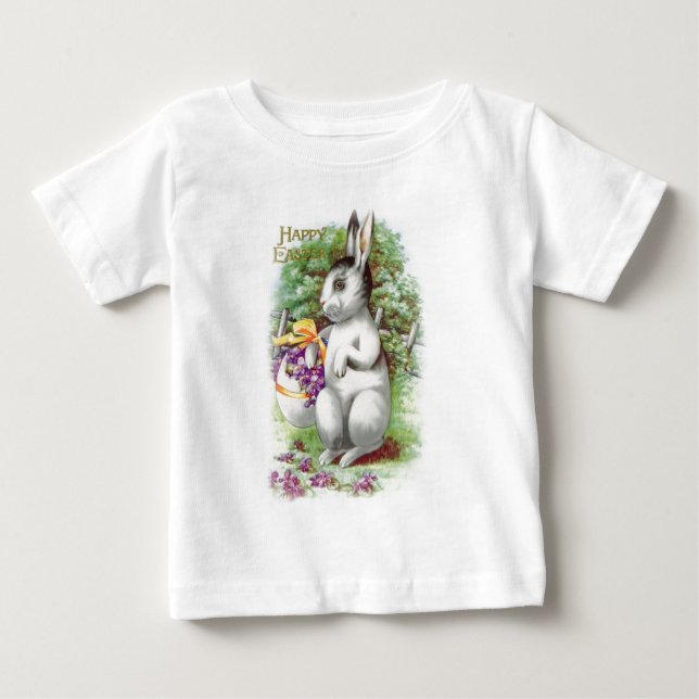 Camiseta Floral Páscoa Bunny (Frente)