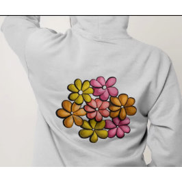 Camiseta Floral Primavera vibrante - Flores Desenhadas De T