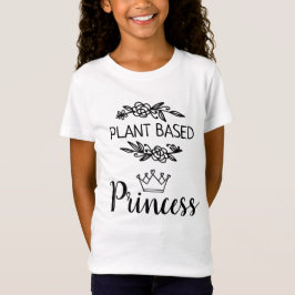 Camiseta Floral princesa de vegan, com base em planta, com 