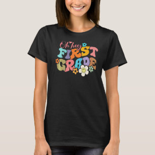 Camiseta Floral Retro Oh Olá Primeiro Grau Professor De Vol