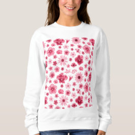 Camiseta floral sudadera