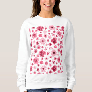 Camiseta floral sudadera