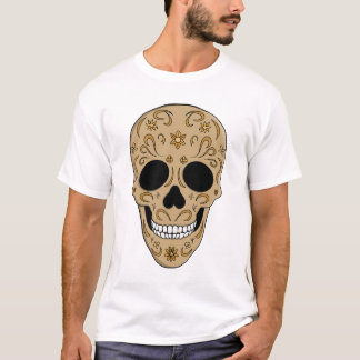 Camiseta Floral Sugar Skull Dia de los Muertos