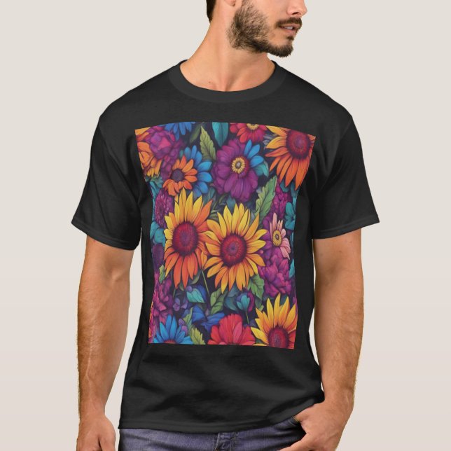Camiseta Floral Sunflower #212 - (Frente)