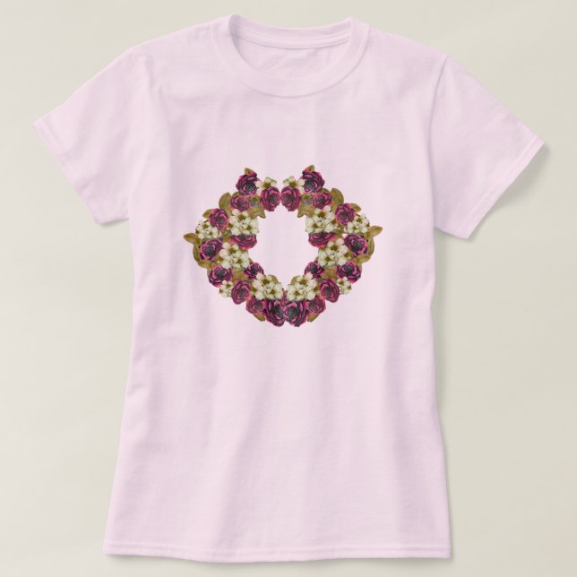 Camiseta Floral Tee (Frente do Design)