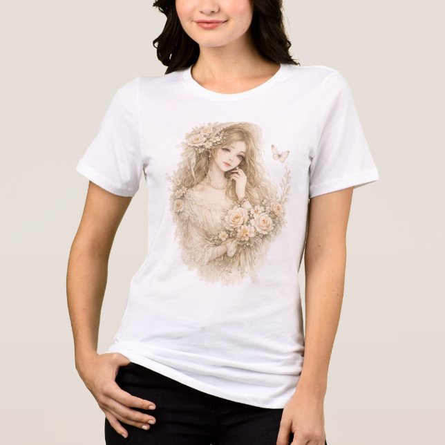 Camiseta Floral vintage (Frente)